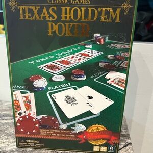 Classic Texas Hold'em Poker Set - Green